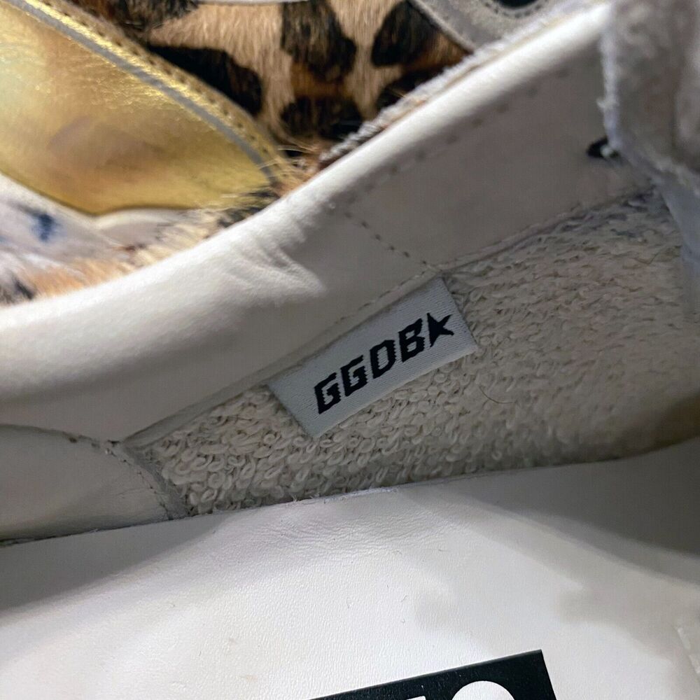 Authentic Golden Goose Leopard Calf Running Sneakers EU Size 38 US Size 7 / 7.5 - Picture 13 of 16